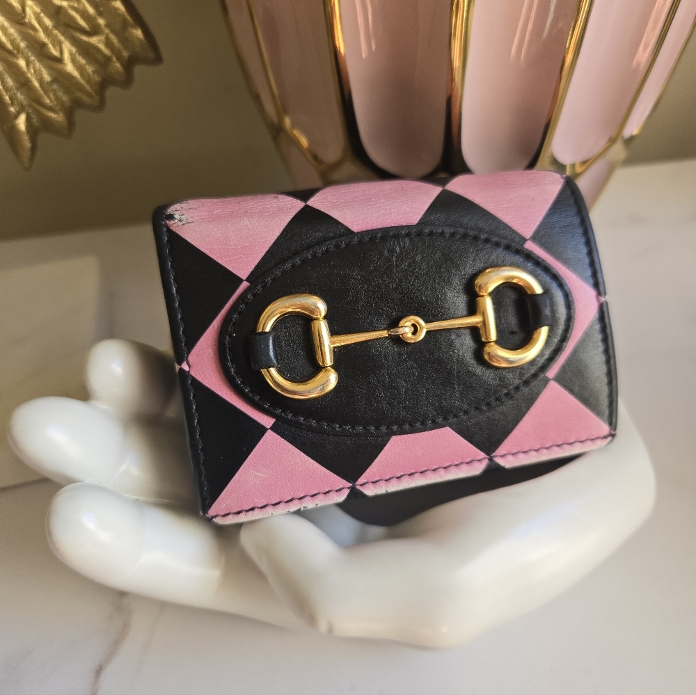 GUC Limited Edition Gucci Horsebit 1955 Compact Bifold Wallet - Picture 2 of 13